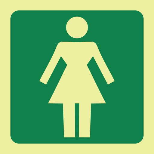 E27 Ladies Toilets 190x190mm