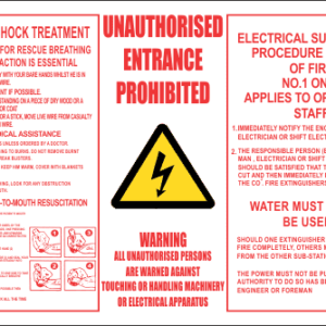 EL25 - Electrical Sub-Station Sign II