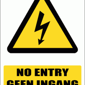 EL6 - No Entry Sign