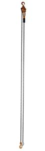 Vestil Elh-20-20 Steel Economy Lever Hoist 20 Ft. Chain Length, 2000 Lb. Capacity, Orange