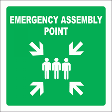 GA26 Emergency assembly point 290x290mm