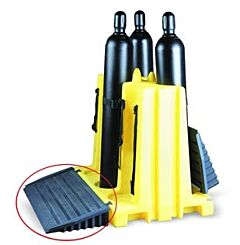 Enpac 7203-Bk Ramp For 6-Pack Cylinder Storage Rack, Black