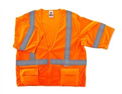 Ergodyne 22115 Glowear 8320Z Type R Class 3 Standard Vest, Orange, L/Xl, 1/Each
