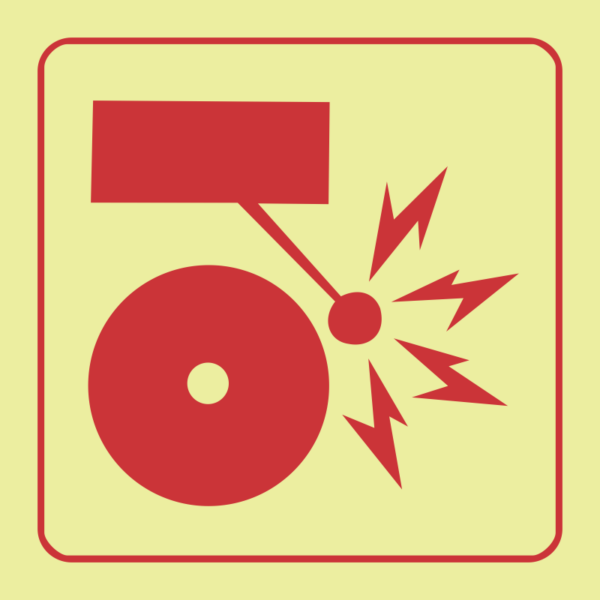F31 Fire alarm 190x190mm