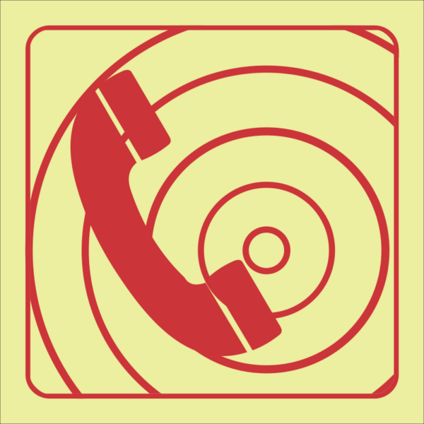 F48 Emergency phone 29x29cm
