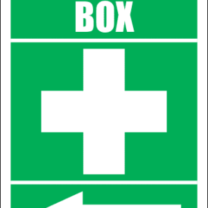 FA15 - First Aid Box Left Sign
