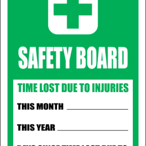 FA21 - Safety Board Sign