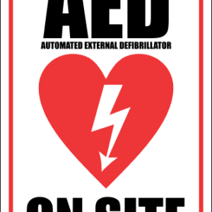 FA26 - AED Automated External Defibrillator On Site Sign