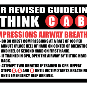 FA30 - CPR Revised Guidelines Sign