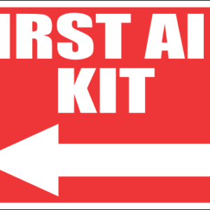 FA36 - First Aid Kit Left Sign