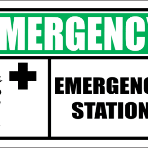 FA38 - Emergency Station Sign