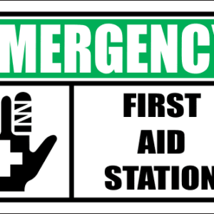 FA39 - Emergency First Aid Station Sign