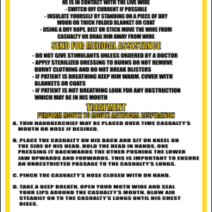 FA5 - Electric Shock Treatment Sign