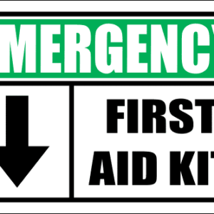 FA56 - Emergency First Aid Kit Sign