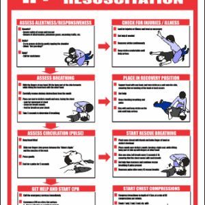 FA6 - CPR Cardio Pulmonary Resuscitation Sign