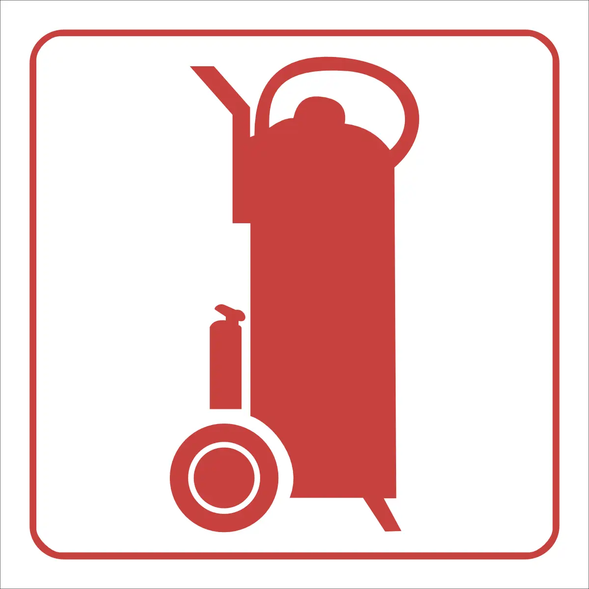 FB14 - Fire Trolley Safety Sign