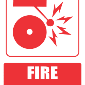 FB5E - Fire Alarm Explanatory Safety Sign