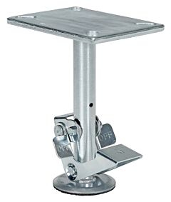 Vestil Fl-Lk-8Eh Steel Floor Lock 9-1/2 To 10-1/8" Height Silver