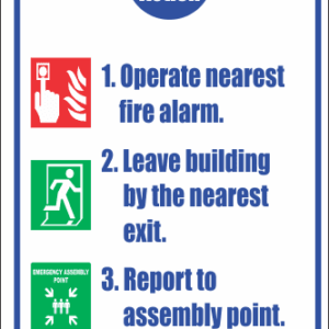 FR31 - Fire Action Safety Sign VIII