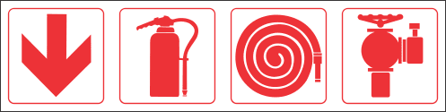 FR77 - Location Of Fire Fighting Equipment Safety Sign