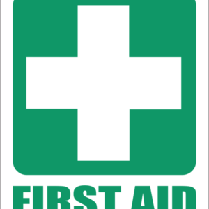 First Aid Suitcase Sticker (Clear - 120x145mm)