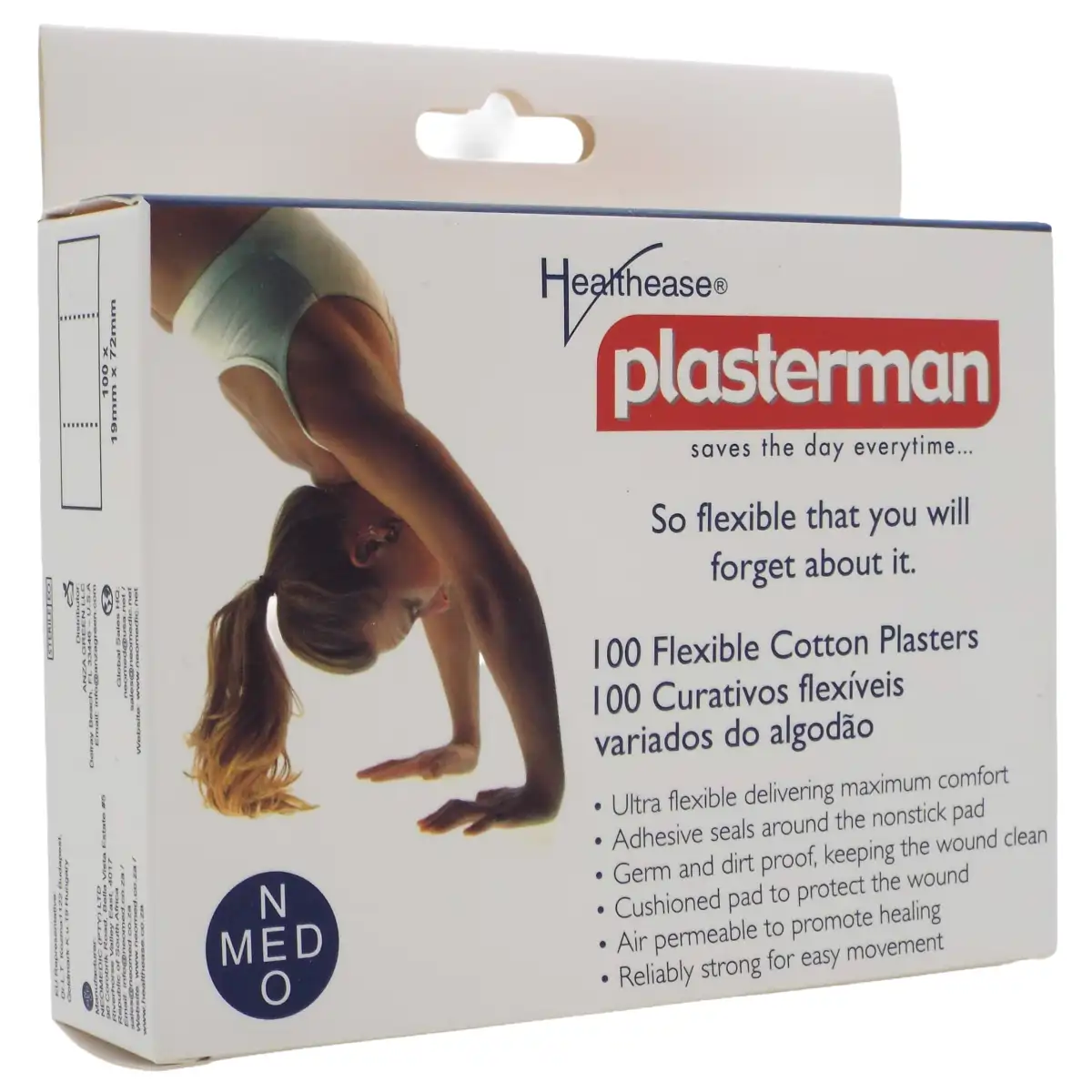 Flexible Cotton Fabric Plasters ? Pack of 100