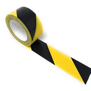 Floor Marking Tape 72mmx30m - Yellow & Black