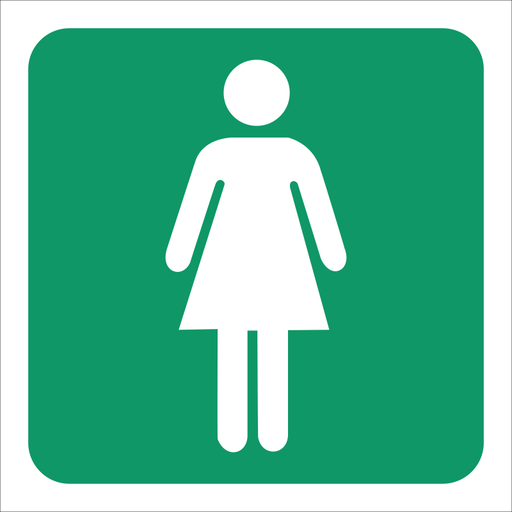 GA10 Ladies Toilets 190x190mm