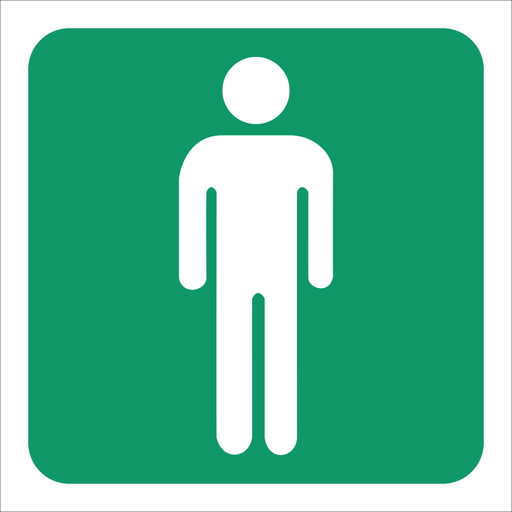 GA11 Gents Toilets 190x190mm