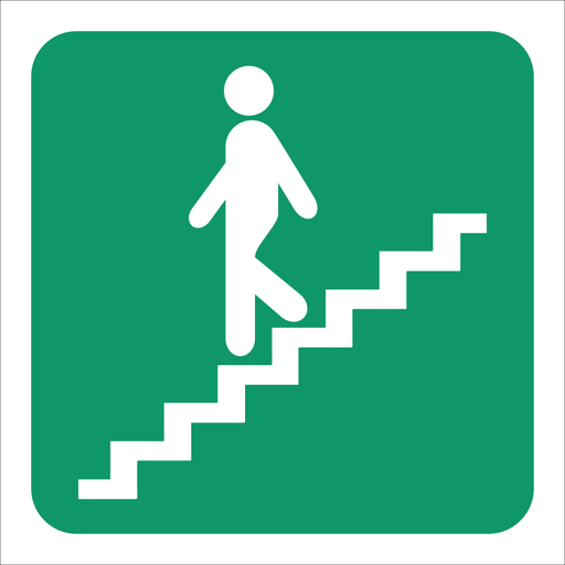 GA17 Stairs going down 190x190mm
