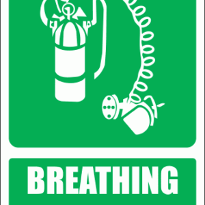 GA24E - Breathing Apparatus Explanatory Sign