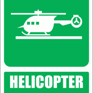GA28E - Helicopter Pad Explanatory Sign