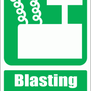 GA7E - Blasting Point Explanatory Sign