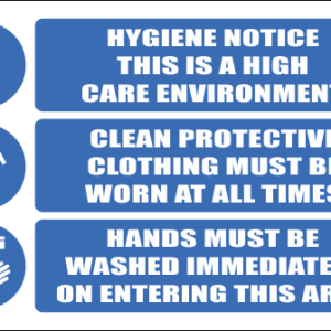 H12 - Hygiene Notice Sign