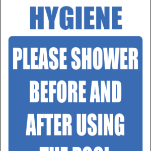 H22 - Swimming Hygiene Sign