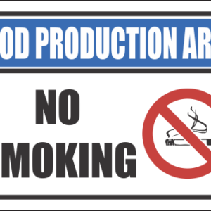 H8 - Food Production Area Sign