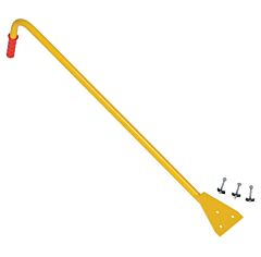 Vestil Handle Steel Ergonomic Wheel Chock Handle Yellow