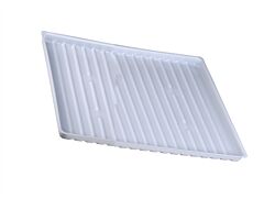Justrite 25993 Polyethylene Tray For Shelf No. 29950 Or 15-Gallon Under Fume Hood Safety Cabinet.