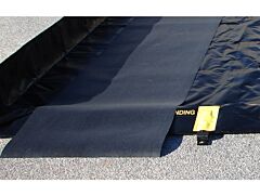 Justrite 28354 Track Mat, Dims. 3'W X 28'L, Black
