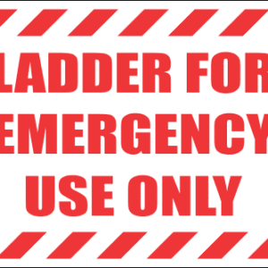 LD19 - Ladder For Emergency Use Sign