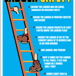 LD22 - Ladder Safety Sign