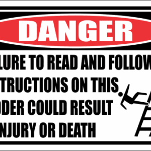 LD27 - Danger Read And Follow Instructions Sign