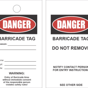 LT2 - Barricade Tag