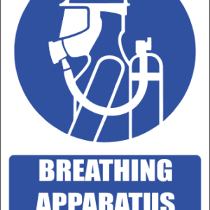 MA17E - Breathing Apparatus Explanatory Safety Sign