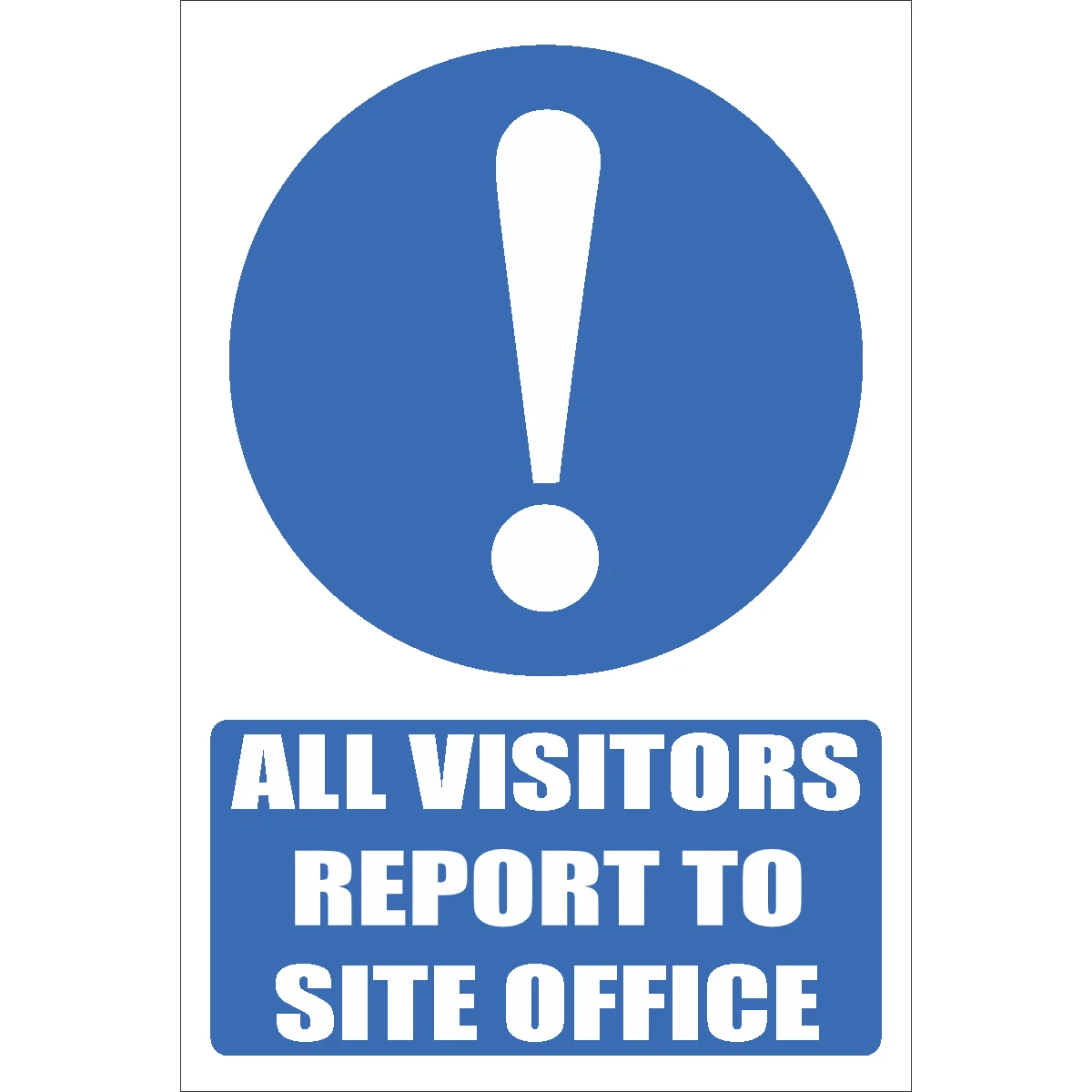 MA32 - All Visitors Safety Sign