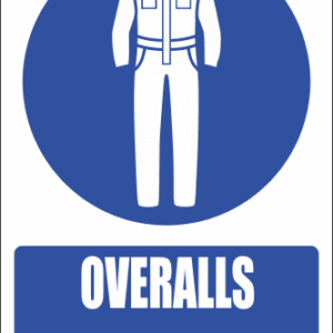 MV20EN - Overalls Explanatory Safety Sign