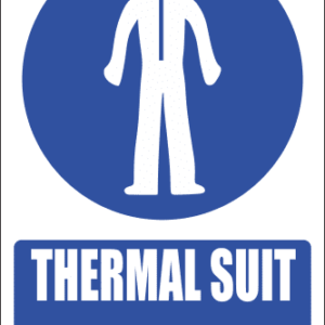 MV24E - Thermal Suit Explanatory Safety Sign