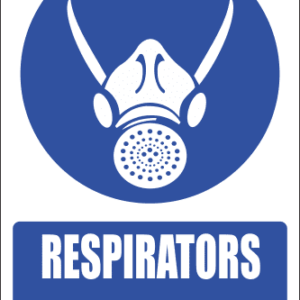 MV2E - Respiratory Protection Explanatory Safety Sign