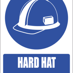 MV3EN - Head Protection Explanatory Safety Sign