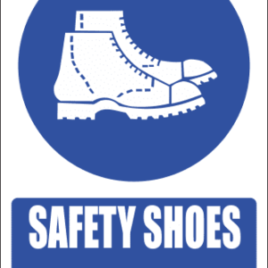 MV7E - Foot Protection Explanatory Safety Sign